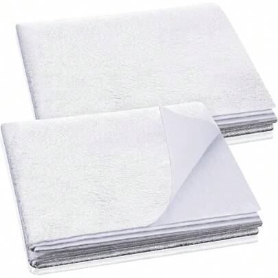 Treela 2 Pcs 45 X 18 Inch Heat Resistant Batting For Potholders Insulating Thermal Lining Batting For Potholders Heat Reflective Fabric