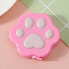 2pcs Cute Cartoon Cat Paw Mini Retractable Tape Measure, Soft Flexible Ruler With Button, Suitable For Tailoring, Sewing, Body Measurement, Portable Small Size - A - View 12