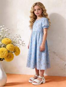 1 đôi sandal cao gót thời trang cho trẻ em, sandal cao gót thanh lịch cho bé gái, thiết kế khóa điều chỉnh, phù hợp cho đi chơi hàng ngày, dự tiệc cưới, du lịch hè và nghỉ lễ. - trắng - Xem 5