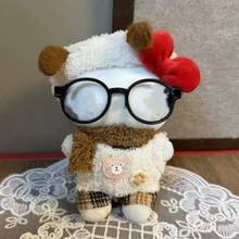 一套新款时尚可爱娃娃服装，适合10厘米高的猫咪毛绒娃娃，娃娃衣服，生日/圣诞节/新年礼物（注意：仅出售衣服，不含娃娃、眼镜、鞋子） - 彩色 - 查看 24