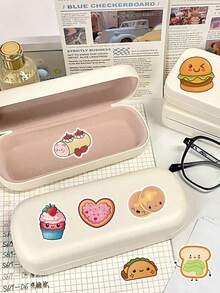 60 miếng dán hình đồ ăn dễ thương, hình bánh ngọt, bánh mì kẹp thịt, quả bơ hoạt hình đáng yêu được cá nhân hóa, hình dán vinyl mini phù hợp cho sổ tay, ốp điện thoại, bộ quà tặng dễ thương, văn phòng phẩm. - Nhiều màu - Xem 8