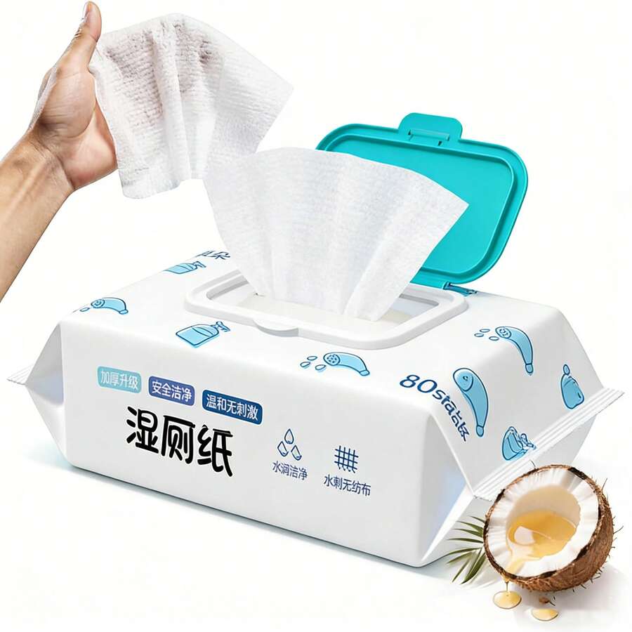Pet Wipes, Suitable For Cats And Dogs, Veterinarian Recommended, Cleans And Deodorizes, Soothes Allergies And Infections, Gland Cleaning Wipes, Hypoallergenic Formula, Moisturizes And Nourishes Fur, Suitable For Dog Paws, Buttocks And Whole Body Care Wipes. - trắng - Xem 1