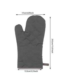 Insulated Gloves Kitchen Baking Anti-Scald Gloves Household Insulated Oven Gloves Kitchen Tool - Multicolor - View 2