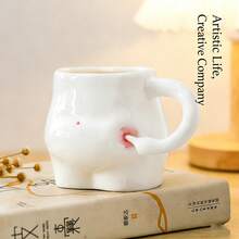 Cute Belly Ceramic Mug, Funny Healing Style Stress Relief Water Cup, Personalized Home/Office Drinkware, Unique Creative Gift - Multicolor - View 5