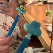 1pc/2pcs/3pcs/4pcs/5pcs/10pcs Zootopia Themed Retractable Ballpoint Pens, Cartoon Character Gizmo The Snake Replacement Pens, High-Quality Collaborative Ballpoint Pens - Gary - View 4