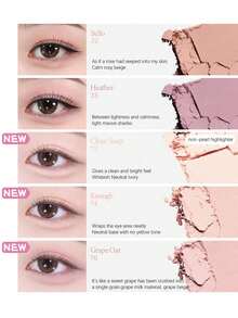 HOLIKA HOLIKA 我最爱的眼影色号 66 蜜桃伯爵灰，轻盈易晕染配方，柔滑压粉质地，持久不晕染，小巧便携，方便手指上妆，易于补妆，方便旅行携带，具有消肿功效，5 分钟快速打造完美妆容，韩国美妆，1.8 克/0.06 盎司 - 66 PEACH EARL GREY - 查看 4