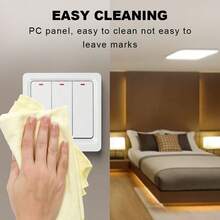 1 PC EU Standard Smart Switch Requires Neutral Wire, DS-102 High Power 600W/Gang WiFi & Bluetooth Wall Switch With Split Quick Mount Design, 1/2/3/4 Gang White PC Panel, Works With Alexa Yandex Alice Tuya Smart Life, APP Remote Voice Control Timer For Home Hotel Lighting - 彩色 - 查看 10