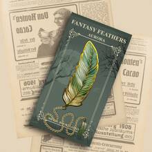 1pc Elegant Feather Design Metal Bookmark, Stationery Gift, School Supplies, Back To School Season - Multicolor - View 13