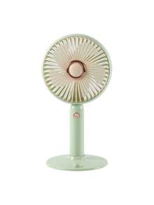 AOYI 1个可充电便携式三速可调大尺寸桌面风扇，带底座，迷你USB供电风扇，带充电线 - 彩色 - 查看 14