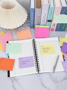 420pcs/Set Sticky Notes Set: 10 Lined To-Do List Memo Pads, 3x4 Inch Sticky Notes - Essential Planning And Reminder Supplies For Home, Office And School! - Multi-color Sticky Notes - View 3