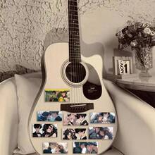 50 pièces Autocollants de portrait de couple de bande dessinée - Décoration DIY imperméable pour guitare, cahier et bagage - 50 pièces - Voir 9