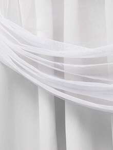 Rèm cửa hai lớp, vừa mỏng vừa cản sáng, thiết kế tối giản hiện đại, phù hợp cho phòng khách, phòng ngủ, ban công, rèm trang trí cho cửa sổ lồi. - trắng - Xem 7