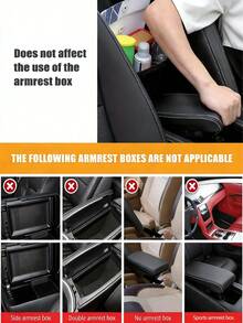 1 pezzo Organizer per spazio tra sedile auto in pelle, Tasca appendibile per schienale, Accessori per interni auto, Decorazione auto - A - Visualizzare 4