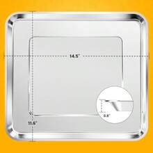 Toaster - 14,5 x 11,6 pouces pour Cuisinart TOA-95 - Voir 1