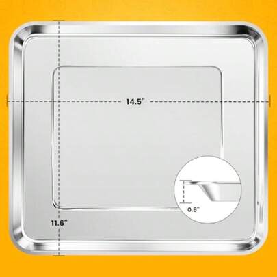 Bandeja de reemplazo para freidora de aire GWY para tostador freidora de aire Cuisinart TOA-95 horno de convección 36.8 * 29.5 cm Cesta de alambre de acero con malla antiadherente accesorios para
