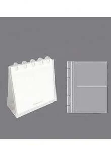 3-Inch/4-Inch Photo Album, Desktop Upright Calendar Photo Album, Idol Rice Cake Making Small Card Storage Album - Platform - View 3