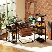 Home Office Desks - Black - View 2