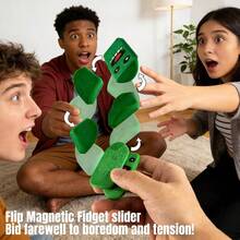 3D打印磁性指尖滑块，便携式减压手柄，适合通勤、旅行、汽车仪表盘装饰，是送给通勤族、朋友、情人节的理想礼物，小巧的指尖玩具，可缓解焦虑并提高专注力 - 彩色 - 查看 8