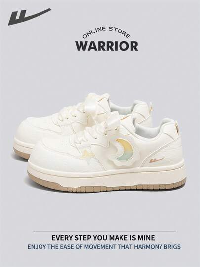  Warrior Women's Board Shoes Spring And Autumn Comfortable Modest Style Casual Yet Sleek Sneakers Applicable Throughout The Year Wear-Resisting All-Day Wear Training Sneakers Running Shoes