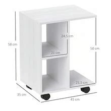 Home Office Desks - White - View 8