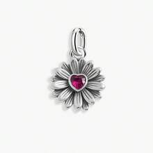 1pc Heart Daisy Pendant, Suitable For DIY Bracelets, Exquisite Jewelry Gift, Suitable For Women Or Men - Set 5 - View 10