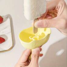 3 piezas Moldes para helados a prueba de goteo - Moldes caseros creativos para paletas heladas para uso doméstico - Amarillo - Ver 4