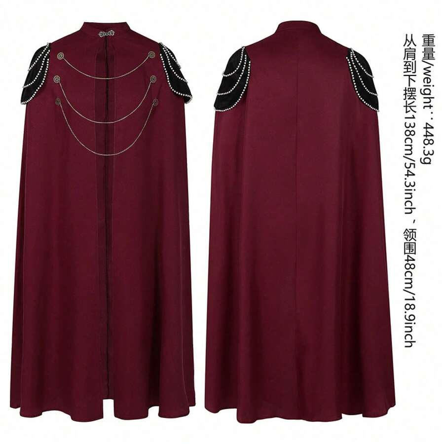 Men Cosplay Clothing - 酒紅色 - 查看 1