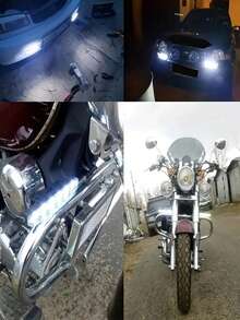 Universal DC 12V DRL 6 LEDs Car Styling Car Daytime Running Lights Car Daytime LED Light Car Auto Motorcycle Light Assembly Driving Fog Light - 2pcs - View 8