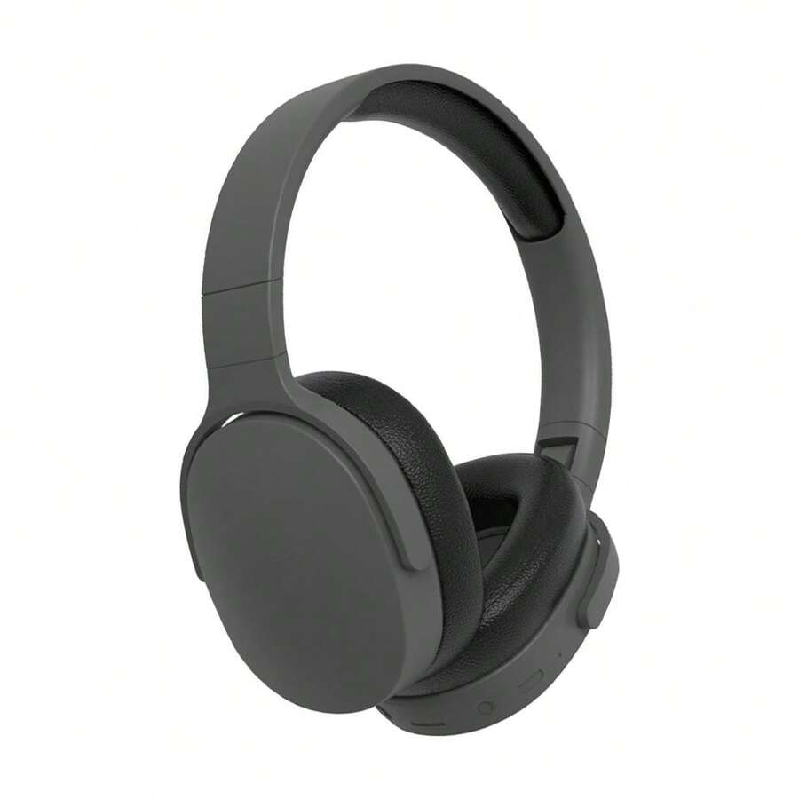 Wireless Over-Ear Bluetooth Headphones, Deep Bass Wireless Headphones With Mic, Noise Isolating, Lightweight Folding HiFi Stereo Headset For Travel/Tablet/PC/Home - 黑色的 - 查看 1