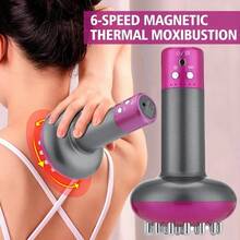 Lymphatic Drainage Massager & Anti Cellulite Massage Tool, Helps Reduce Stretch Marks & Cellulite,For Legs, Arms & Belly, Body Sculpting Machine With Heat & Vibration(Purple) - Màu tím - Xem 8