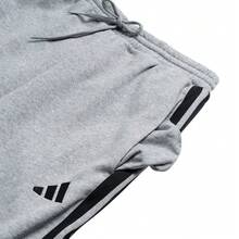 adidas 條紋中腰束腳針織運動褲 男款 - 灰色 - 查看 6