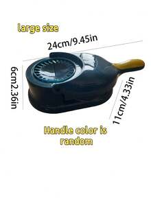 1件套二合一饺子皮制作器，创意饺子机，手动饺子制作器，适用于斋月/宰牲节，厨房节日派对饺子皮和饺子模具，面团压制机，厨房小工具 - 彩色 - 查看 10