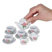 Rhode Island Novelty 13 PC Ceramic Tea SetChildren's Joyful Toys, Essential Toys - As Pic - View 3
