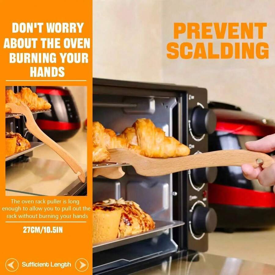 Oven Rack Pull Tool With Heat Resistant Design, Suitable For Kitchen Oven And Air Fryer - Puller - View 1