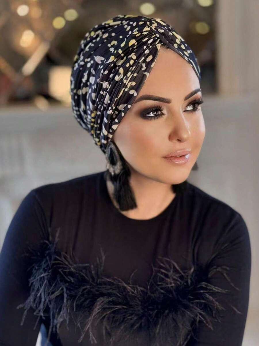 1pc Printed Instant Wear Hijab Underscarf