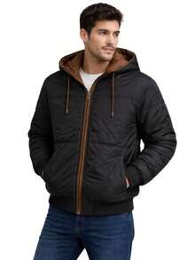 Men's Reversible Double-Sided Twill Jacket – 2 Colors In 1 | Premium Casual Style - Maroon - View 3