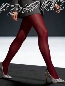 1 Đôi tất nữ gợi cảm lấp lánh trong suốt Aurora - Nhẹ và bền, phù hợp để mặc hàng ngày, đi mua sắm, hẹn hò và phối với trang phục thường ngày. - Màu Đỏ Sâu - Xem 3