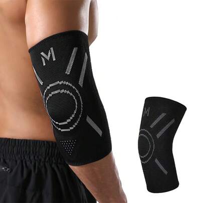 1pc Elbow Compression Sleeve, Supports Tennis And Golfer's Elbow, Suitable For Sports, Fitness And Strength Training