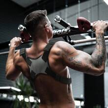 Fitdom - Paquete de pecho deportivo inspirado en la táctica. Bolsa de pecho para hombre con soporte para teléfono integrado. Este chaleco EDC Rig Pouch es perfecto para entrenamientos, ciclismo y - Blanco - Ver 7