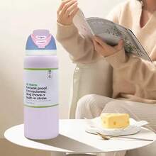 316不锈钢真空保温便携杯，420毫升 - 彩色 - 查看 4