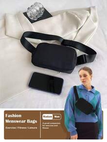 New Fashion Breathable Waterproof Lightweight Durable Anti-Theft Sports Fitness Crossbody Bag, Waist Pack, Phone Pouch - Multicolor - View 2