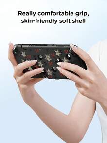 1pc Leopard Print, Star, Bow Knot, 8-Ball Pattern Switch Protective Case, Suitable For New Switch2 (2025) Console, Switch OLED, Switch2 Gen Accessories, Game Console Storage Bag, Best Gift For Switch Players - Multicolor - View 5