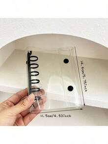 A7 K-POP Collection Album, Loose-Leaf Binder, Macaron 6-Ring Loose-Leaf Binder Box, DIY 10pcs Loose-Leaf Handbook Storage Bag, Loose-Leaf Magazine Handbook Organizer - Single Piece - View 2