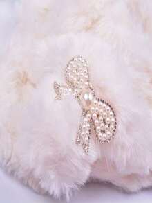Bow Pearl White Stickers, Cute Pearl Bow Self-Adhesive Stickers, Fashion Decorative Stickers - Suitable Clothing, Shoes, Hats And Bags, Various Crafts Decoration, Decoration GJKA - 多色的 - 查看 3
