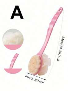 1/3pcs Silicone Hair Brush With Handle, Soft Rubber Massage Comb, Scalp Massage Brush, Hair Massage Brush - Multicolor - View 16