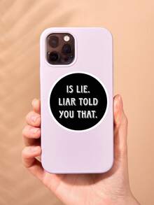 "Is Lie. Liar Told You That" Quote Sticker - Funny Ilya Rozanov Russian Accent Decal, Heated Rivalry Bookish Sticker For Kindle & Water Bottle - Multicolor - View 7