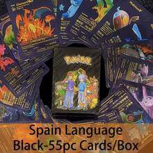 55pcs Pokemon Booster Pack, Battle Cards, Evolution Trading Cards, Collectible Game Cards, Toys, Random Styles, Pokemon Collectible Cards, Rare Pokemon Collectible Cards, Random Cards Included - Multicolor - View 15