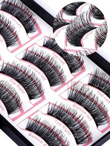 MAANGE 3 Pairs Magnetic Eyelashes Set, Portable Magnetic Lashes, Natural Look, Upgraded Magnetic Lashes, Easier To Wear And Remove, Travel Essential, Holiday Gift Guide, Beach Vacation, Camping Trip, Europe Backpacking, Natural Thin & Curly, Enlarging Eyes, Suitable For Women's Travel, Party, Work, Great Gift For Her, Elongating Outer Corners, Widening Eyes - Natural Lashes - View 10
