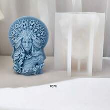 Minimalist Practical Multi-Functional Queen Bee Candle Silicone Mold - White - View 1