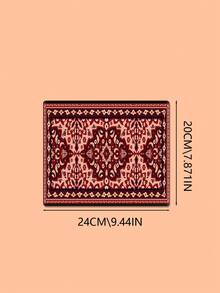 Mouse Pad Quadrado Pequeno, Base de Borracha Boêmia, Adequado para Mouse Sem Fio de Computador de Mesa, Escritório, Computador Portátil, Decoração de Escritório Doméstico - Quadrado - Visão 17